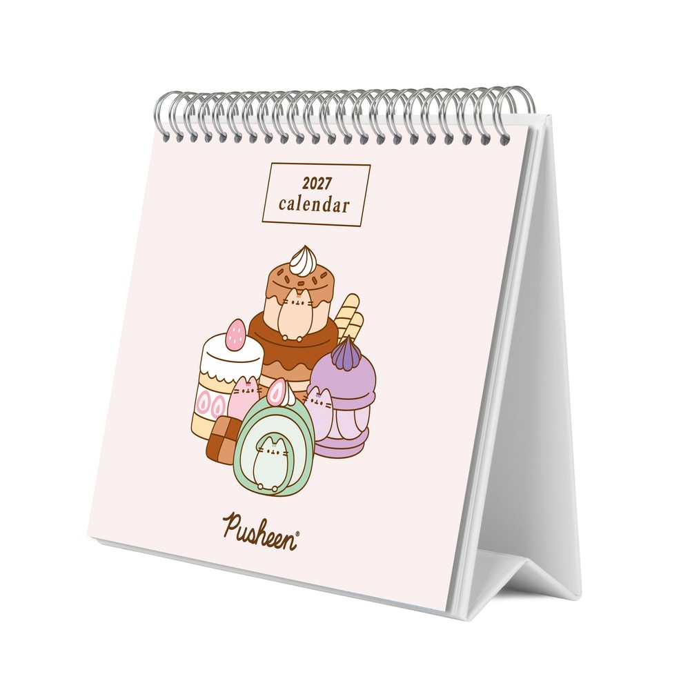 Grupo Erik Pusheen - 2027 Desk calendar - Multicolours